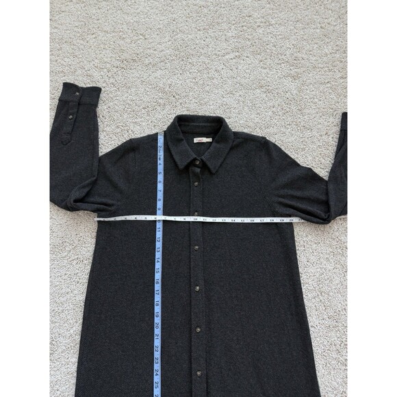 Faherty Black Long Sleeve Dress - Picture 10 of 12